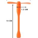 FR-69 Portable Mini USB Dragon Fan With 2 Leaf & LEDBest Amazon Deals