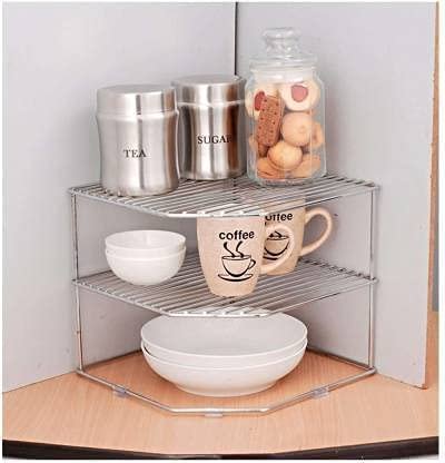 12FOR COLLECTION Stainless Steel 2-Tier Free StandingBest Amazon Deals