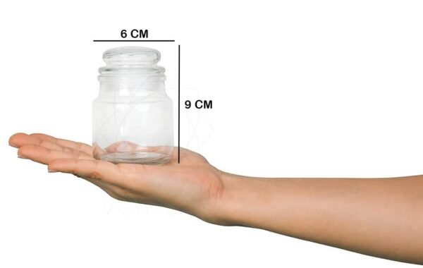 AAMU MOON 100ML Airtight Spice Jar, Glass Container,Best Amazon Deals