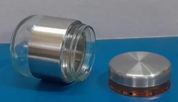 2 Pcs Glass Storage Jars 350 ML with Silver Airtight LidBest Amazon Deals