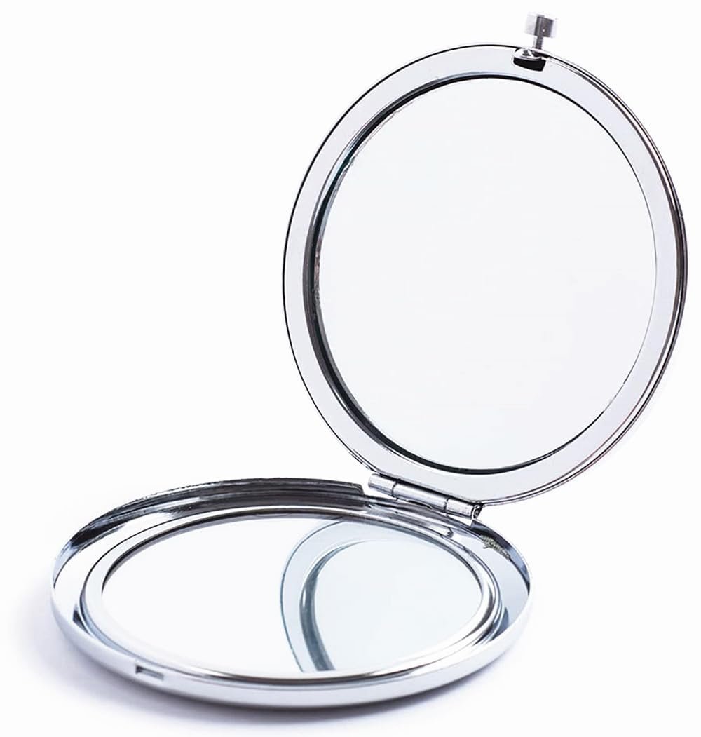 Magnifying Compact Mirror for Purse - 1x/2x MagnificationBest Amazon Deals