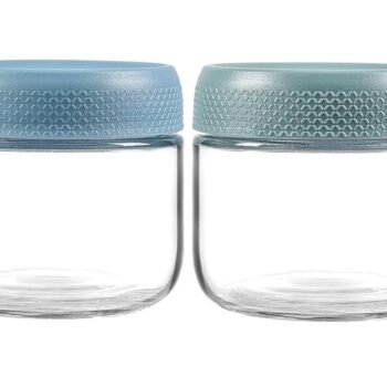 300ml Overnight Oats Containers with Lids - 2 Pack GlassBest Amazon Deals