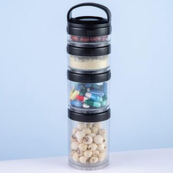 Portable Stackable Snack Container with Twist Lock Lid,Best Amazon Deals
