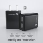 Portronics Adapto 66 2.4A 12w Dual USB Port 5V/2.4A WallBest Amazon Deals