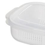 4 Pcs Transparent Fridge Food Storage Container Bin withBest Amazon Deals