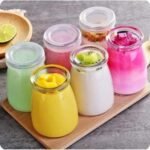 Set of 6 Glass Yogurt Pudding Jars with Airtight Lids Best Amazon Deals