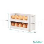 EggNest Stackable Egg Tray Set of 3, 30 Egg Storage, 10Best Amazon Deals