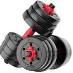 FitBox Sports Intruder 20 Kg Adjustable PVC DumbbellsBest Amazon Deals