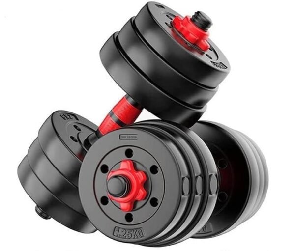 FitBox Sports Intruder 20 Kg Adjustable PVC DumbbellsBest Amazon Deals