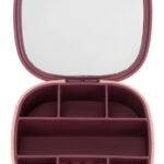 Jewelry Travel Case with Mirror Small Organizer PortableBest Amazon Deals