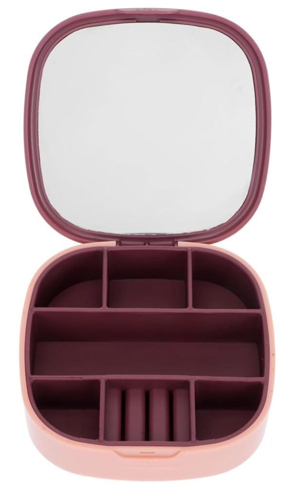Jewelry Travel Case with Mirror Small Organizer PortableBest Amazon Deals