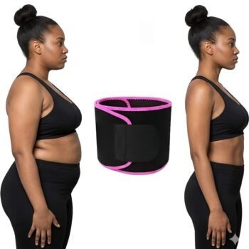 Sweat Belt Waist Trimmer for Women | Postpartum Recovery, Back Support