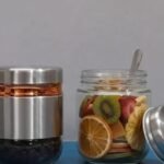 2 Pcs Glass Storage Jars 350 ML with Silver Airtight LidBest Amazon Deals