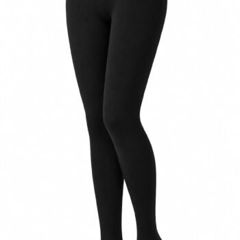 CHAMBYAL BLACK Long Wear Fleece Inner Warm Tights WomenBest Amazon Deals