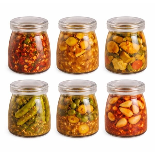 Clear Glass Yogurt, Pickle Jars with Airtight Lids, forBest Amazon Deals