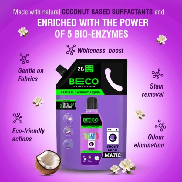 Beco Natural Liquid Detergent Front Load – 2L Refill PackBest Amazon Deals