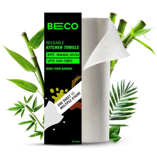 Beco Reusable Kitchen Towel Roll-2000 Times Washable|SoftBest Amazon Deals