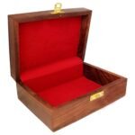Beautiful Star Carving Wooden Jewelry Box Size 6×4 inches Best Gifts ideas