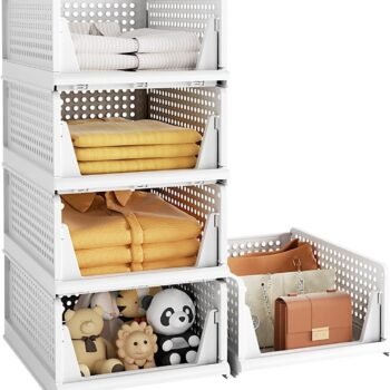 URBAN LUXY Foldable & Stackable Clothes Organizer forBest Amazon Deals