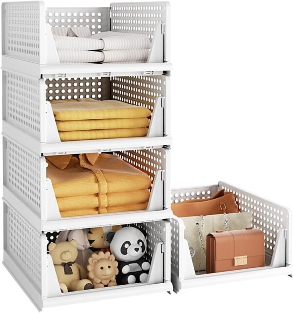 URBAN LUXY Foldable & Stackable Clothes Organizer forBest Amazon Deals