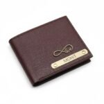 Personalized Leather Wallet for Men  Brown CustomizedBest Amazon Deals