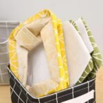 Waterproof Desktop Storage Basket, Cotton Linen, FoldableBest Amazon Deals