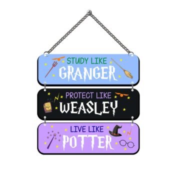 GIFTMEBAZAR Wooden Harry Potter Wall Hanging DecorativeBest Amazon Deals