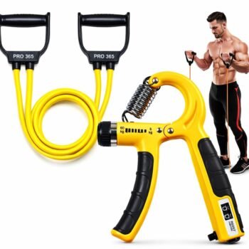 PRO365 Adjustable Hand Gripper with Counter (560Kg) +Best Amazon Deals