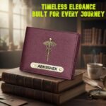 Personalized Leather Wallet for Men  Brown CustomizedBest Amazon Deals
