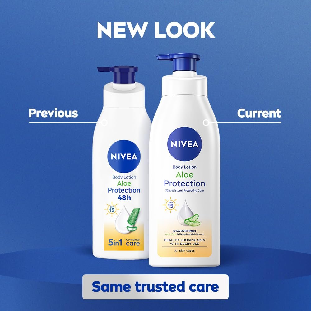 NIVEA Aloe Protection Body Lotion 400 ml | UVA UVBBest Amazon Deals