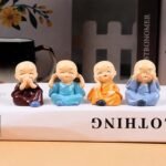 ascension Resin Buddha Monk Statues, Small, Multicolour,Best Amazon Deals