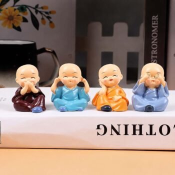 ascension Resin Buddha Monk Statues, Small, Multicolour,Best Amazon Deals