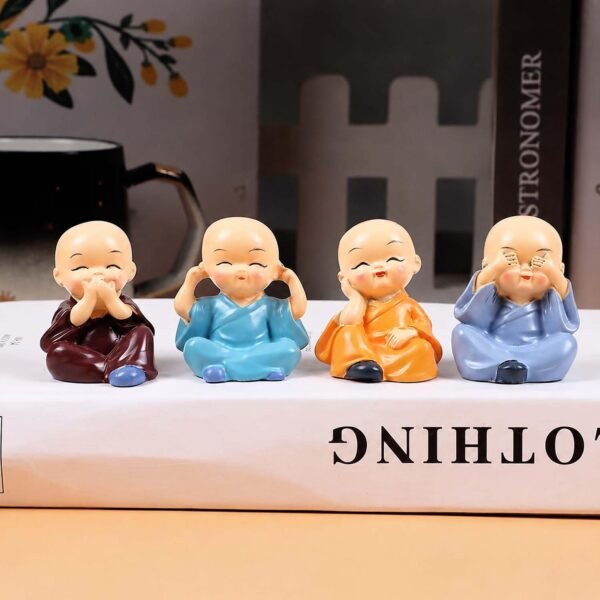 ascension Resin Buddha Monk Statues, Small, Multicolour,Best Amazon Deals