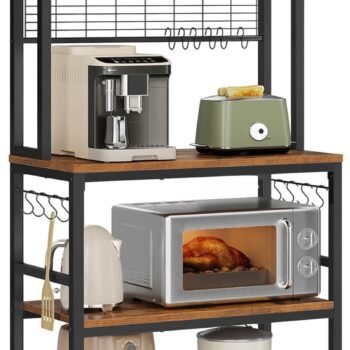 5-Tier Kitchen Organizer Rack|Multipurpose MicrowaveBest Amazon Deals