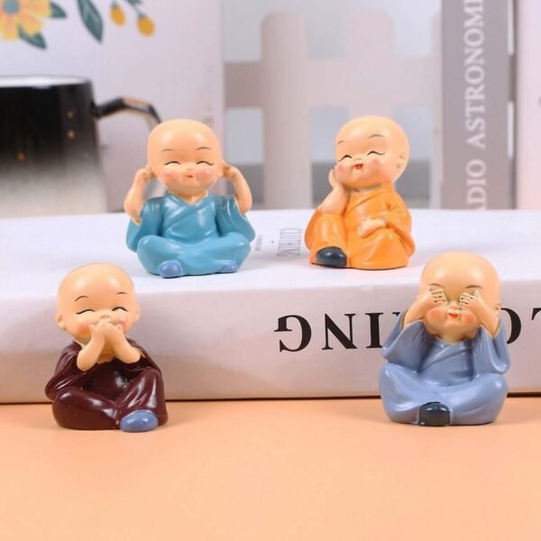 ascension Resin Buddha Monk Statues, Small, Multicolour,Best Amazon Deals
