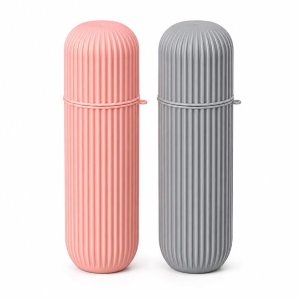 Zollyss 2 Pcs Capsule Shape Travel Toothbrush Holder Set,Best Amazon Deals
