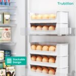 EggNest Stackable Egg Tray Set of 3, 30 Egg Storage, 10Best Amazon Deals