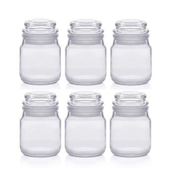 AAMU MOON 100ML Airtight Spice Jar, Glass Container,Best Amazon Deals