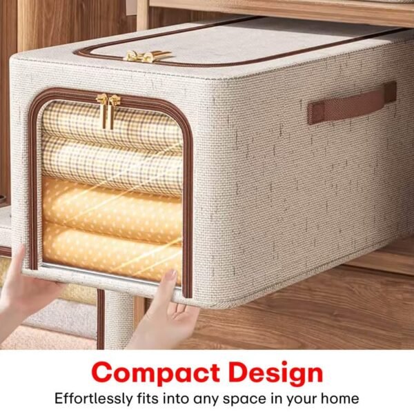 Prime Pick Storage Box Set Foldable Jute Cloth OrganizerBest Amazon Deals