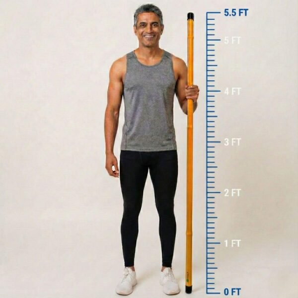 5.5ft Premium Bamboo Fitness Stick | Mobility, Stretch,Best Amazon Deals