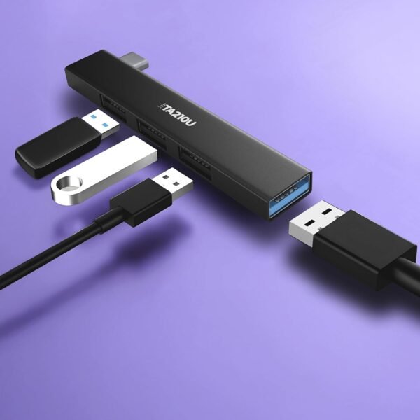 ZEBRONICS TA210U, 4 in 1 Type-C to USB Hub, USB 3.0, 4Best Amazon Deals
