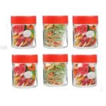 VRUPRIX127ML Round Glass Jar with Red Airtight Lid Best Amazon Deals