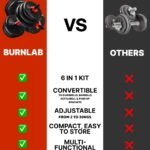 Burnlab 6 in 1 multifunctional weight training kit -Best Amazon Deals