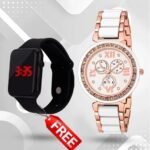 Women’s Watch with Unique Floral Design  Great Gift Idea