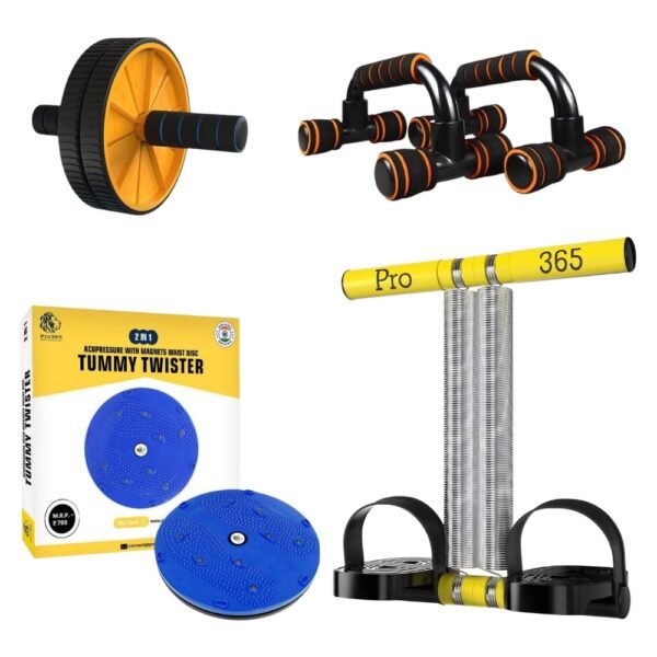 Home Fitness Equipment Kit, Ab Roller Wheel, Push UpBest Amazon Deals