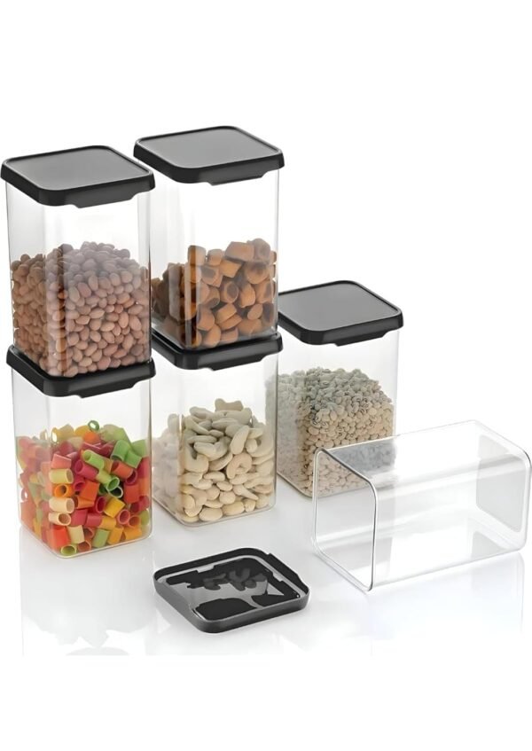 Airtight Plastic Square Container Set for Kitchen StorageBest Amazon Deals