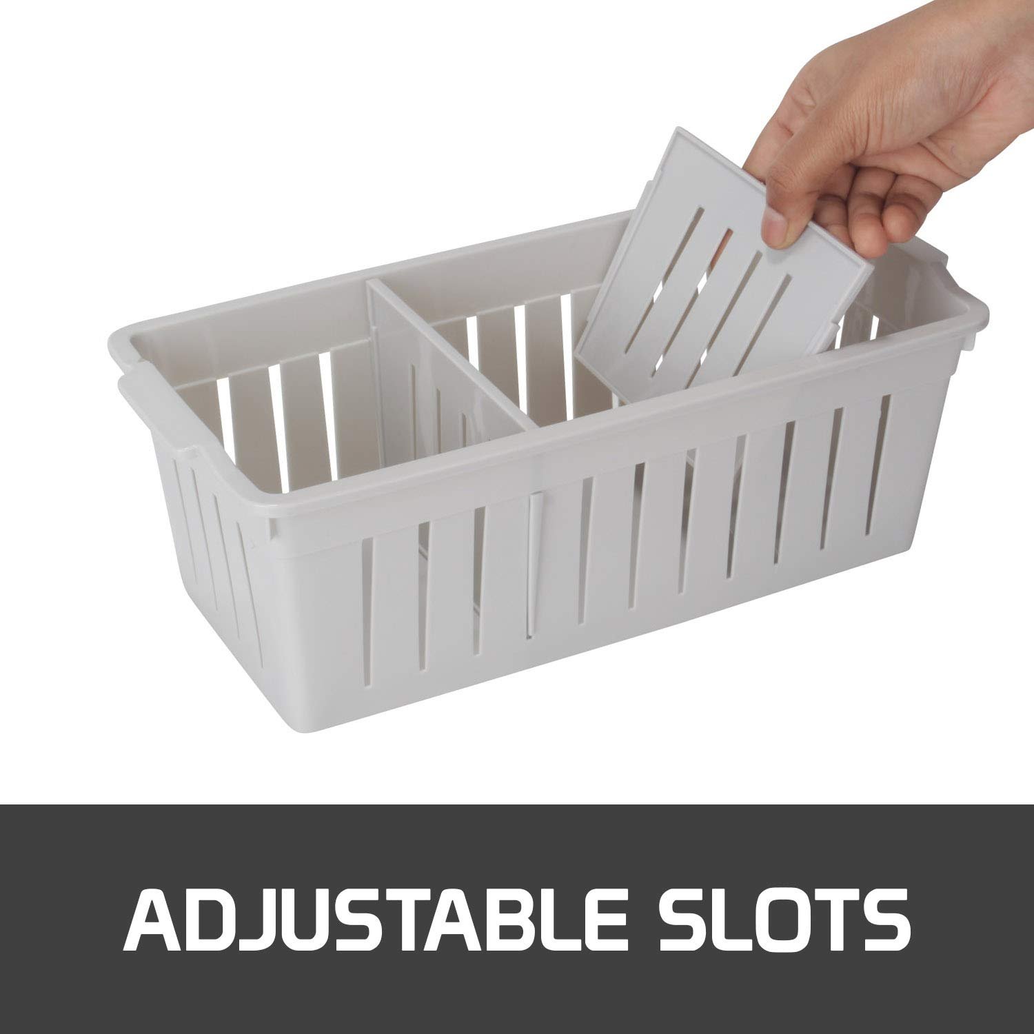 HOKIPO Multipurpose Plastic Rectangular Baskets forBest Amazon Deals