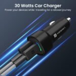 Portronics Car Power 30 Dual Output Fast Car Charger withBest Amazon Deals
