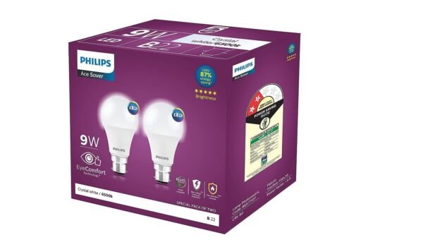 Philips 9-Watts Multipack B22 LED Cool Day White LEDBest Amazon Deals