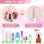 MAYCREATE 8 Pack Elastic Sleeves for Travel Bottles forBest Amazon Deals